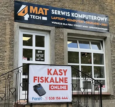 4MAT TECH Serwis Komputerowy Ełk Kasy Fiskalne Programy WAPRO Usługi Informatyczne Strony Internetowe
